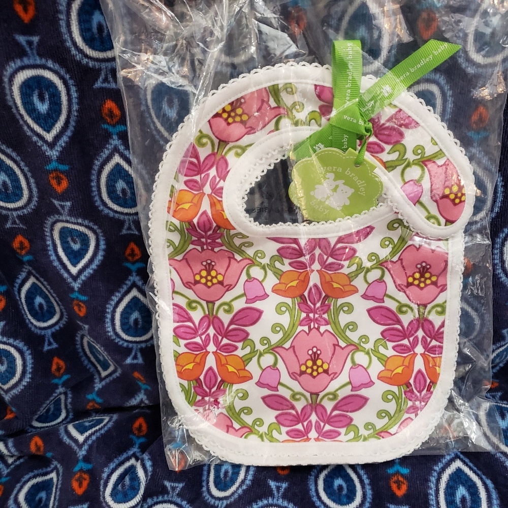 Vera Bradley Lilli Bell Baby Bib Set